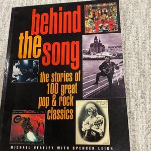 Vintage 1998 Book Behind The Song/ Stories of 100 Pop & Rock Classics AMAZING